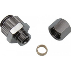 Koolance Koolance Compression Fitting für Kupfer Tubes, OD 06 mm zu G 1/4 Zoll BSPP- silber