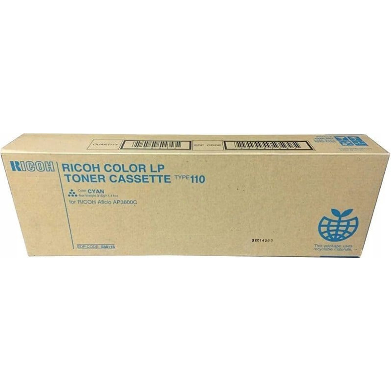 Ricoh Toner Ricoh Toner oryginalny RICOH 110 888118 Cyan 10000 stron