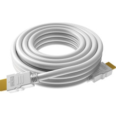 Vision Kabel Vision VISION Professional installationstaugliches HDMI-Kabel - 30 JAHRE GARANTIE - 4K - HDMI-Version 2.0 - Vergoldete Anschlusse - Ethernet - HDMI (M) zu HDMI (M) - Aussendurchmesser 7,3 mm - 28 AWG - 1 m - Weiss
