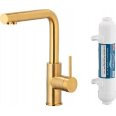 KFA Bateria kuchenna KFA DUERO PURE BASIC BATERIA KUCHENNA Z FUNKCJĄ FILTRACJI WODY + FILTR HYDRO, BRUSHED GOLD