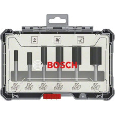 Bosch BOSCH ZESTAW FREZÓW PROSTYCH 6szt. UCHWYT 1/4 B2607017467