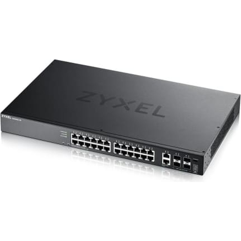 Zyxel XGS2220-30 pārvaldīts L3 gigabitu Ethernet (10/100/1000), melns