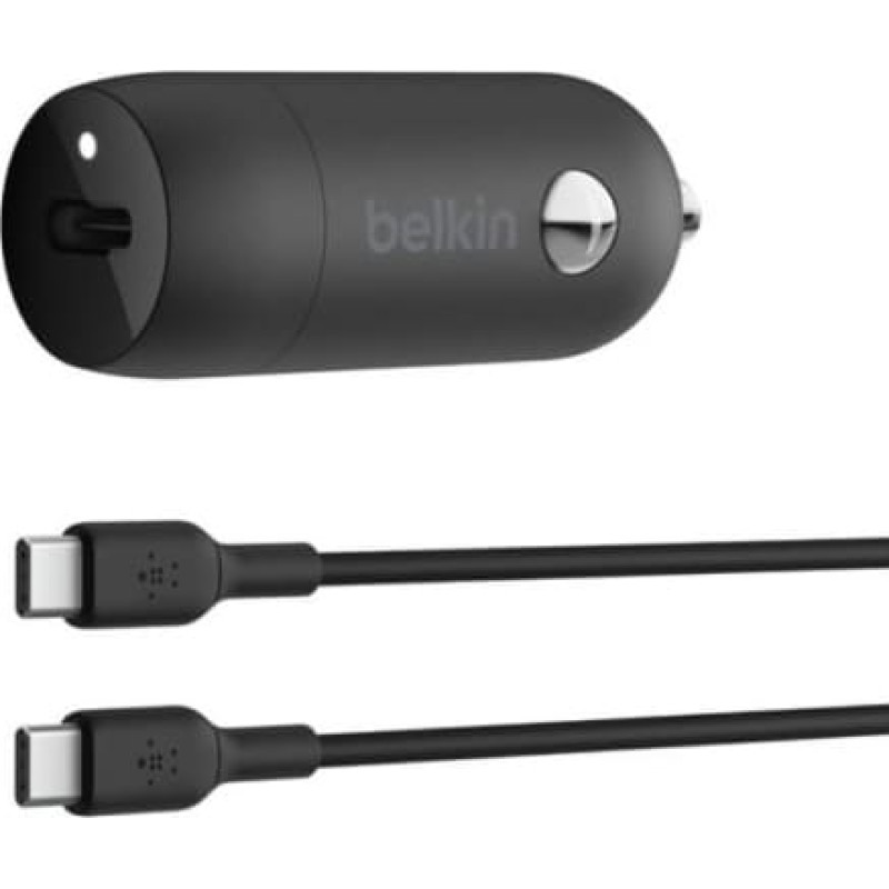 Belkin Car charger 30W PD PPS + cable usb-c