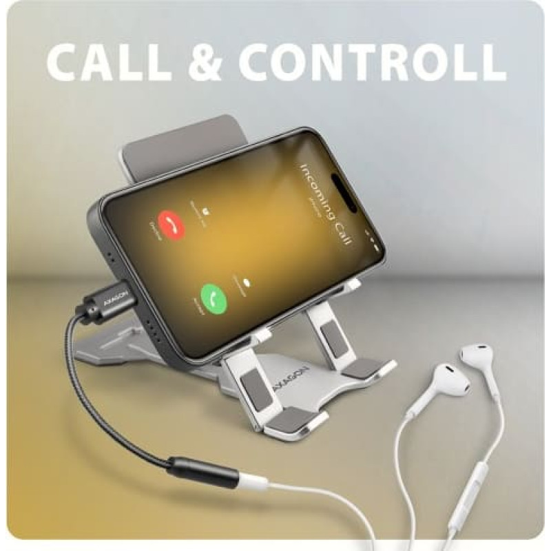 Axagon ADA-HC External USB-C Sound Card 32bit DAC 3.5mm (F) connector, 384kHz