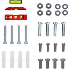 Maclean Настенный кронштейн для телевизора MC-412 32–70 дюймов VESA 400x400 45 кг, регулируемый наклон, универсальный, с регулировкой уровня, монтажные принадлежности