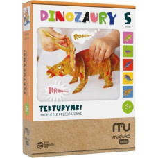 Muduko Tekturynki Ekopuzzle przestrzenne Dinozaury MUDUKO
