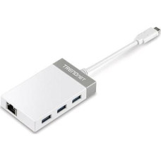 Trendnet HUB USB TRENDnet 1x RJ-45  + 3x USB-A 3.0 (TUC-ETGH3)