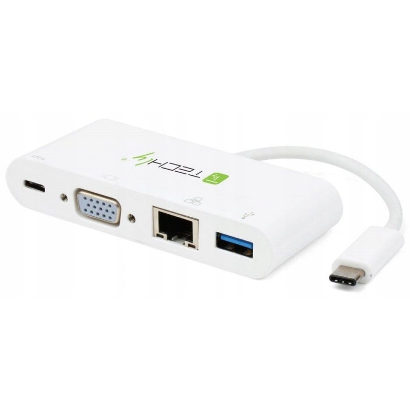 Techly Stacja/replikator Techly IADAP USB-C (IADAP USB31-DOCK2)