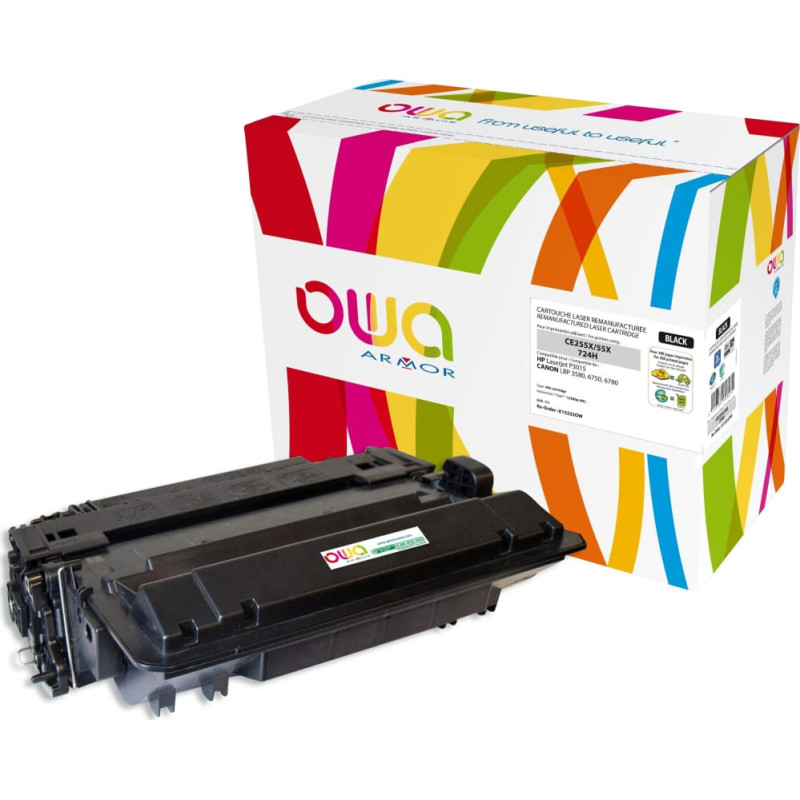 Owa Armor Toner OWA Armor Black Zamiennik CRG-724H (K15222OW)