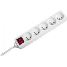 Rebel Listwa zasilająca Rebel 5 gniazd 3 m biała (URZ3032-3B)