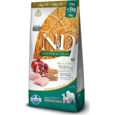 Farmina N&D Dog Ancestral Grain Medium-Maxi Kurczak 15Kg Karma Sucha Psy Dorosłe