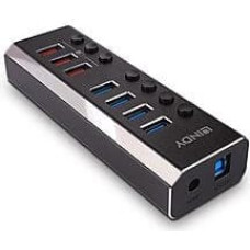Lindy I/O HUB USB3 4PORT+3CHARGE/43371
