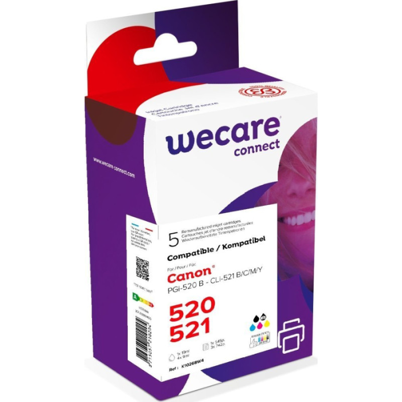 Armor Tusz Armor OWA Armor cartridge pro CANON, PACK, PGI-520/CLI-521 CMYK, 20ml/4x10ml