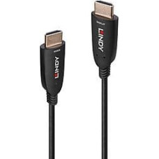 Lindy Fibre Optic Hybrid HDMI 2.1 8K60 Kabel (schwarz, 15 Meter, AOC-Kabel)