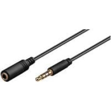Microconnect Kabel MicroConnect Jack 3.5mm - Jack 3.5mm 1.5m czarny (IPOD001B)