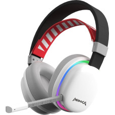 Marvo Słuchawki Marvo Marvo MONKA HG9069W, słuchawki z mikrofonem, biała, podświetlona, Tri-mode