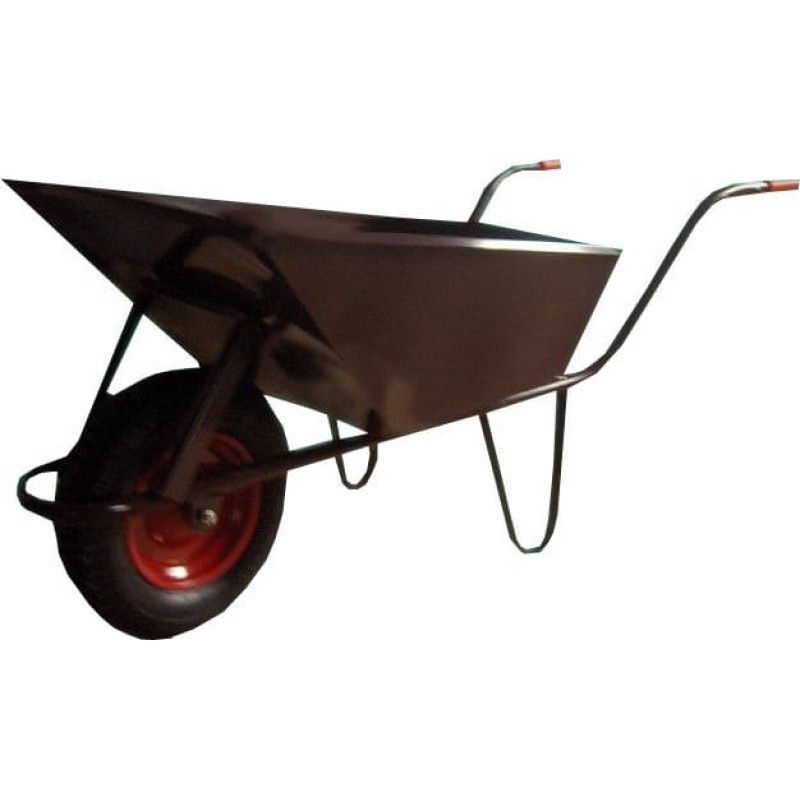 Awtools Taczka budowlana 85L brązowa z osłoną koła
