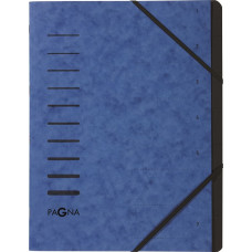 Pagna Teczka 7 Fächer 1-7 blau