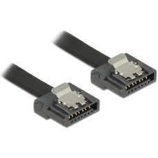 Delock SATA - SATA, 0.3m, Czarny (83840)
