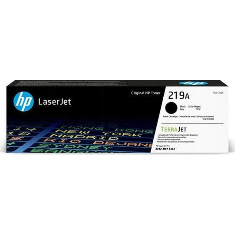 HP Toner HP HP INC Toner HP 219A Black Original LaserJet Toner Ca