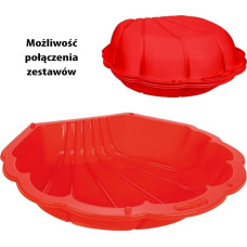 Woopie Piaskownica Basen Muszelka Czerwona 3w1 Suchy Basen 1 szt. Lumarko!