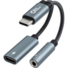 Microconnect Adapter USB MicroConnect Microconnect MC-USBC-AUDIOCF adapter kablowy 0,13 m Srebrny