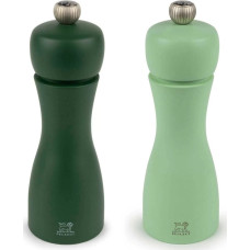 Peugeot Młynek do przypraw Peugeot Peugeot Tahiti pepper/salt mill set 2 pieces 15 cm green