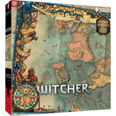 Noname The Witcher 3 (Wiedźmin 3) The Northern Kingdoms Puzzle 1000