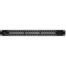 Qoltec Patch panel RACK 48V 24 porty Passive PoE Injector Czarny (54477)