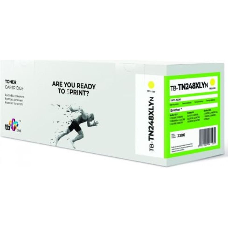 Tb Print Toner for Brother TN248XLY TB-TN248XLYN 100% new cyan