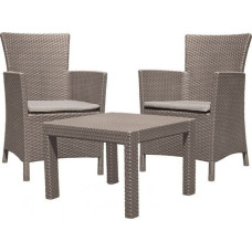 Allibert Meble ogrodowe ROSARIO BALCONY SET - cappuccino