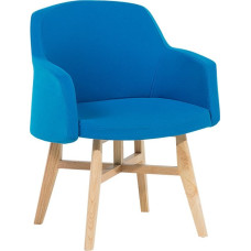 Beliani Krzesło niebieskie YSTAD