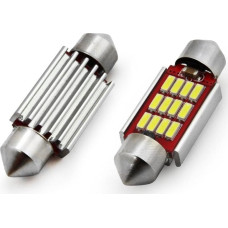 Amio Żarówki LED AMIO C5W C10W 39mm 12xSMD 4014 (canbus)