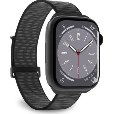 Puro Pasek PURO Nylon Sport Apple Watch 4/5/6/7/SE/8/Ultra 44/45/49mm (Czarny)