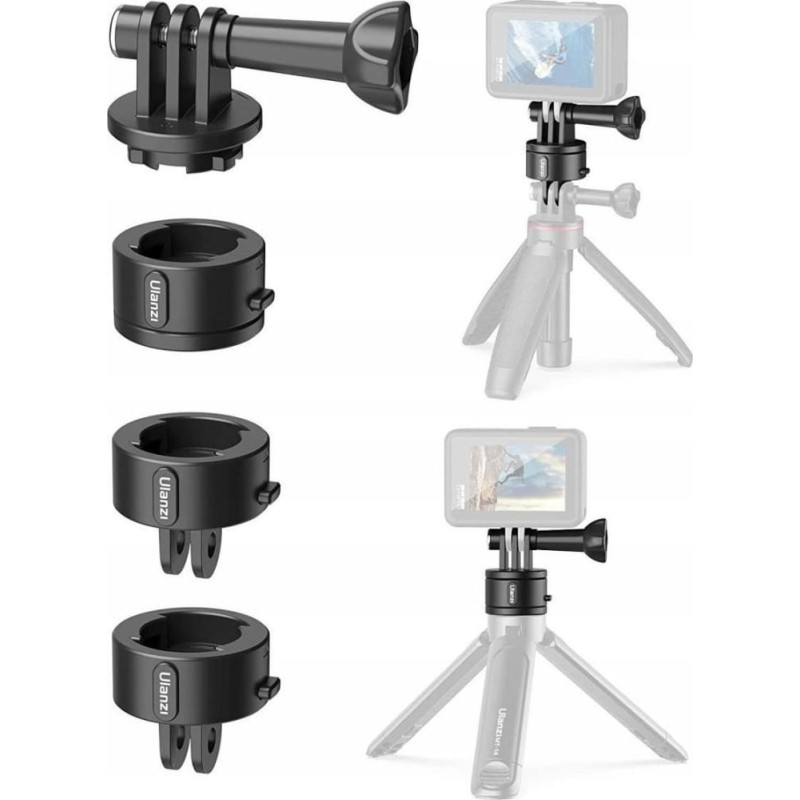 Ulanzi Szybkozłączka Ulanzi Go-quick Ii Do Gopro Hero 11 10 9 8 7 6 5 4 / Sjcam / Xiaomi / Dji / Go-quick Ii Basic Set