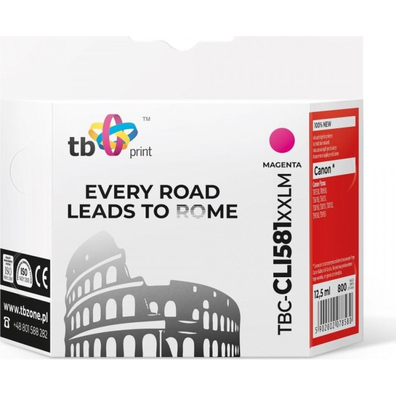 Tb Print Ink for Canon CLI-581XX L TBC-CLI581XXLM MA 100% new