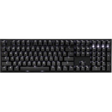 Ducky Klawiatura Ducky Ducky One 2 Backlit PBT Gaming Tastatur, MX-Blue, weiße LED - schwarz