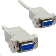 Premiumcord DB-9 - DB-9, 3m, Biały (kls2-1/3)