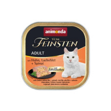 Animonda Vom Feinsten Classic Cat with Chicken, Salmon Filet, Spinach 100g