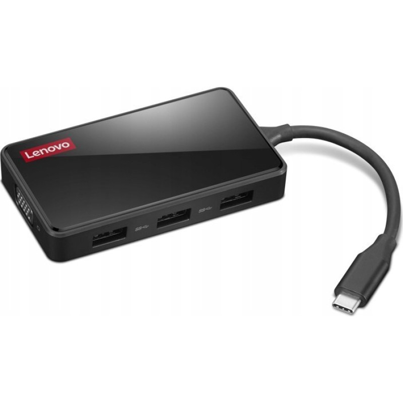 Lenovo Stacja/replikator Lenovo Lenovo Accessories 100 USB-C Travel Dock (black) | Lenovo