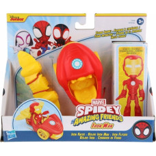 Hasbro Figurka Hasbro Figurka z pojazdem Marvel Spidey i super-kumple, Iron Racer