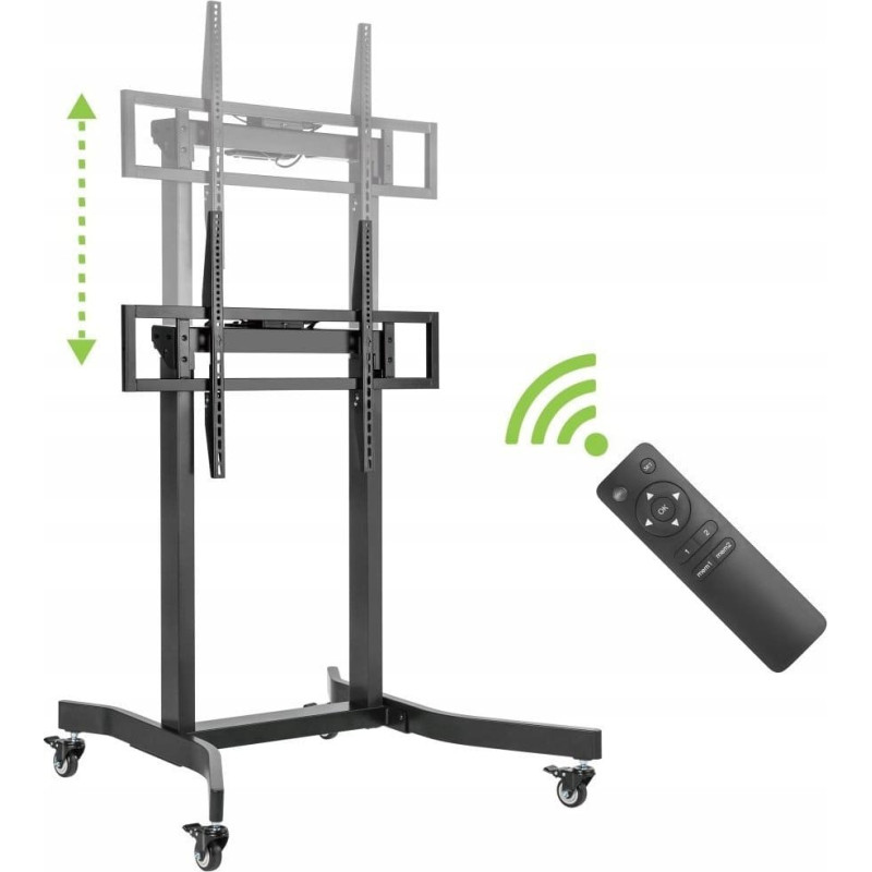 Techly Stojak mobilny Techly 55''-100'', 120 kg, elektryczna regulacja