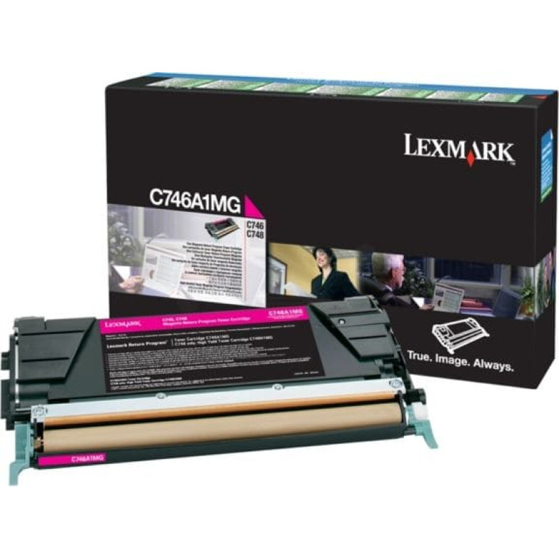 Lexmark Toner Lexmark C746A1MG Magenta Oryginał  (C746A1MG)