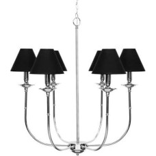Light Prestige Lampa wisząca Light Prestige Lampa wisząca Glamour LP-979/6P żyrandol na łańcuchu czarny