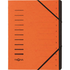 Pagna Teczka 12 Fächer 1-12 orange