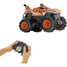 Mattel Hot Wheels Monster Trucks Zdalnie sterowana ciężarówka Tiger Shark