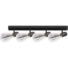 Orno Lampa sufitowa Orno RIO SP 4, oprawa ścienno-sufitowa, E27 max. 4x60W, IP20, czarna