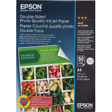 Epson Epson Double-Sided Photo Quality Inkjet Paper - Matt - A4 (210 x 297 mm) - 140 g/m2 - 50 Blatt Fotopapier - fur EcoTank ET-2650, 2750, 2751, 4750, WorkForce Pro RIPS WF-C879, WF-C5790