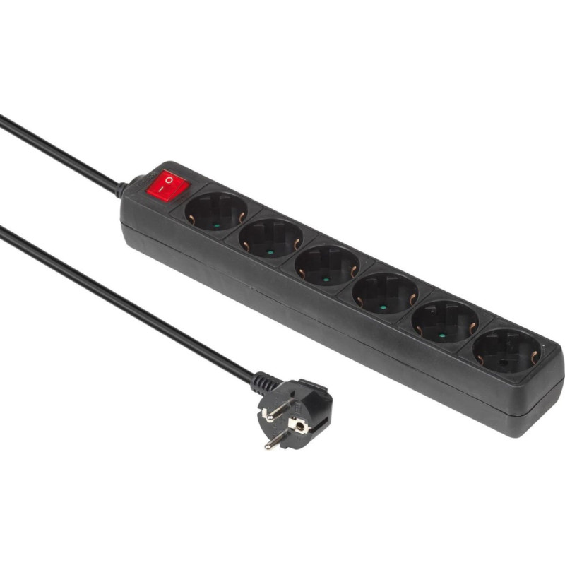 Microconnect Adapter AV MicroConnect Microconnect GRU0065B gniazdko elektryczne Typu F Czarny