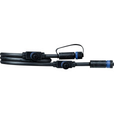 Paulmann Kinkiet Paulmann Outdoor Plug & Shine przewód łączący IP68 1m 1in-3out 2x1,5mm Czarny Tworzywo sztuczne